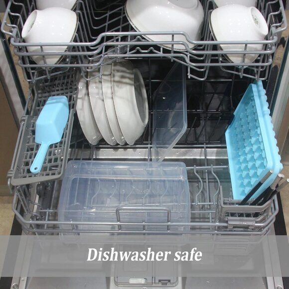 SFL Ice Cube Tray With Lid And Bin,55x3 Pcs Silicone Ice Cube Molds,Ice Trays Fo - Picture 2 of 8